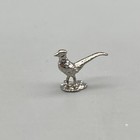 Eugene Kupjack Artisan Sterling Silver Pheasant Figurine 349 Miniature Dollhouse