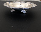 Vtg Epca Bristol Silver Plate Footed 6 5  Candy Decorative Dish bowl By Poole