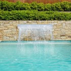 Water Pool Fountain With Remote  Pool Spillway With Rgb Led Lights  8w