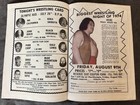 1974 Wrestling Souvenir Program Olympic Auditorium Porkchop Cash Andre The Giant