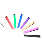 8 Pcs Men Metal Alloy Candy Color Short Tie Clips Necktie Bar Pin Clips With Box