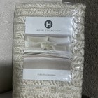 Hotel Collection Ikat Stripe Standard Pillow Sham Ivory 100  Cotton Nwt