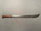 Vintage Wwii Era Sheffield England Machete - Military Style Blade 18    - Patina