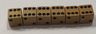 Three Pair Butterscotch Bakelite 1 2    Vintage Dice  tested 