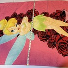 Vtg Y2k Disney Faries Tinkerbell Sweet Love Beach Towel Tattoo Punk Pink