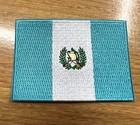 Guatemala Flag Patch Embroidered Iron-on Central American Emblem Banner Parche