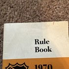 1970-71 1970 Nhl Hockey Rule Book