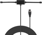 Indoor Fm Radio Antenna With 4 Adapters 75 Ohm For Home Stereo Receivers