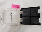 Official Nintendo Ds 12 Cartridge Case Carrying Sd Cards Black Logo Hard Plastic