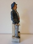 Lionstone Whiskey Ceramic Decanter 1969 Vintage 14  Riverboat Captain Empty