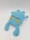 Ugly Doll Plush Gleno Blue Monster Yellow Eyes Two Antennas Stuffed Toy 12 