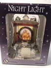 Christmas Night Light Vintage Costco Plug-in Cozy Fireplace