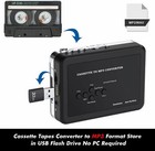 Cassette Player   Portable Converter Recorder Convert Tapes To Digital Mp3