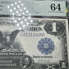 Pmg 1899 Silver Certificate Ms 64 Fr233 Teehee burke Black Eagle Annotation