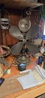 Rare Hard To Find Antique Diehl Black 17    Electric Fan Usa Works 