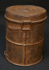 Original Wwi German Imperial Army Gas Mask Tin Semi Relic