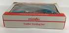 Evenflo Toddler Feeding Set Melamine Dish Bib Rattle Spoon Vintage 1991 Spalding
