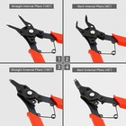4 In 1 Snap Ring Pliers Plier Set Circlip Combination Retaining Clip Heavy Duty