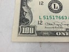 Rare Insufficient Inking Error Series Au Unc 1990  100 Dollar Bill San Francisco