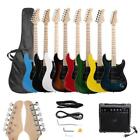 New 8 Colors Full Size Electric Guitar W  Amp Case And Accessories Pack Beginner