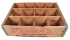 Vintage Frank s Beverages Soda Bottle Wood Wooden Crate Box 1976 Philadelphia Pa