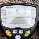 Omron Fat Loss Monitor Hbf-306c Black Handheld Body Fat Percentage Analyzer Bmi