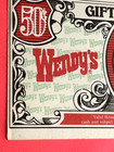 Vintage Wendy s 1985 Gift Certificate Fifty Cents