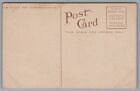1914 Antique Postcard Columbia River  Washington Log Raft To Portland  Oregon