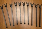 Vintage Playboy Club Bunny Swizzle Sticks Drink Stirrers Black Lot Of Ten 1970s