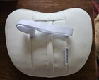 Tesla Tesbeauty Headrest Pillow White Nappa Leather Neck Pillow Only 