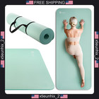 Nbr Yoga Mat 10mm Thick 72x32 Inch Non-slip Cushioned Exercise Mat