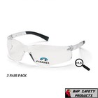 Pyramex Ztek Reader Safety Glasses Clear Bifocal  1 50 Lens S2510r15  3 Pair 