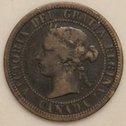 1882 H Canada Large Cent Queen Victoria Early Canadian Coin