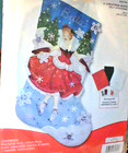 A Christmas Skate Bucilla Felt Stocking Kit 86979e Lady Ice Skating Sealed 86979