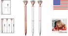 Ambidextrous Crystal Diamond Ballpoint Pens - Elegant Writing For Every Occasion