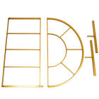 Gold Wedding Stand Arch Backdrop Iron Wedding Event Party Prop Diy Decoration Us