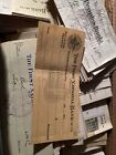Lot Of 10 X Old Vintage Checks Random Pull 1800   s-1970   s