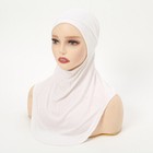 Women Hijab One Piece Amira Instant Shawl Underscarf Turban Muslim Cover Scarf