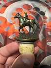 Blanton s Single Barrel Bourbon Whiskey Horse   Jockey Cork Stopper Letter B