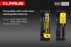Klarus Ch1 Li-ion Ni-mh Battery Smart Charger Usb Power Bank Aa  Aaa C 18650