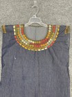 Traditional Mexican Embroidered Top Festival Artsy Handmade Womens M
