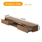 Wall Mounted Floating Tv Stand For Tvs Up To 80  67  modern Entertainment Center