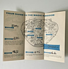 Vintage 1960 Disneyland    welcome To Disneyland    Fold-out Park Guide Map Brochure
