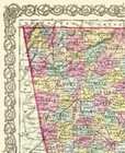 Historic State Map - Georgia - Colton 1855 - 23 X 28 19 - Vintage Wall Art