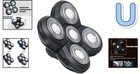 Rechargeable 5 Blade Shaver Head - Waterproof   Compatible With All Models