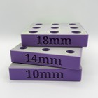 Bong Bowl Slide Holder Stand 9-slot Display Rack Fits 10mm 14mm 18mm Slides