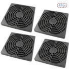 4 Pcs 120mm Black Square Plastic Cooling Fan Filter Cover  Dust Black 120mm 