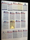 Santa Fe Railroad Railway Wallet Pocket Calendars Lot Of 18