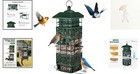 Squirrel Proof Bird Feeder  2 8lb Weight-activated Metal Outdoor