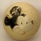 Vintage Rare Old Mickey Mouse Toy Rubber Ball Walt Disney Products 1930 Or 1940s